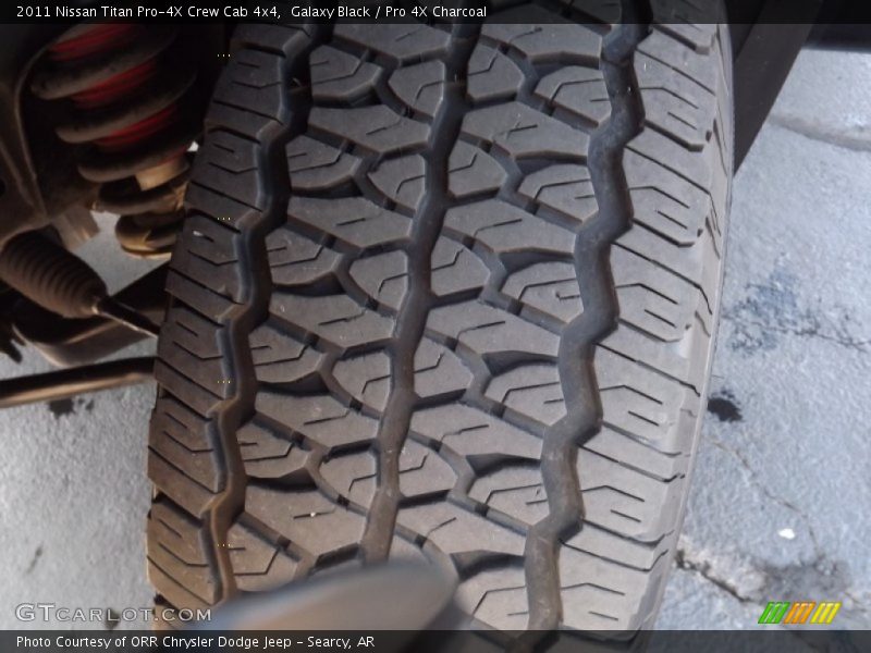 Galaxy Black / Pro 4X Charcoal 2011 Nissan Titan Pro-4X Crew Cab 4x4