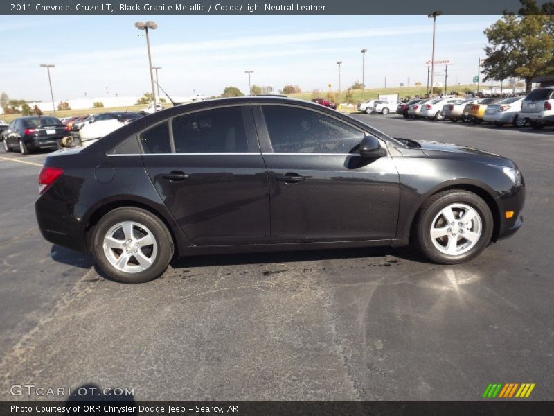 Black Granite Metallic / Cocoa/Light Neutral Leather 2011 Chevrolet Cruze LT