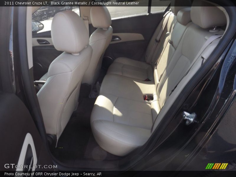 Black Granite Metallic / Cocoa/Light Neutral Leather 2011 Chevrolet Cruze LT
