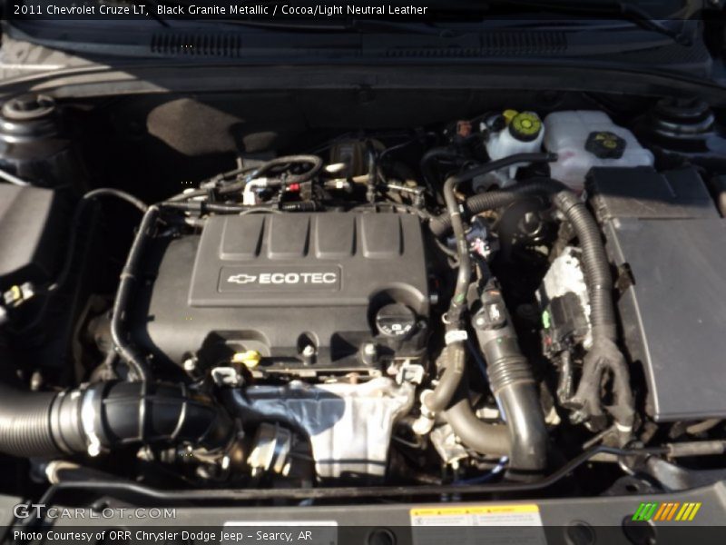 Black Granite Metallic / Cocoa/Light Neutral Leather 2011 Chevrolet Cruze LT