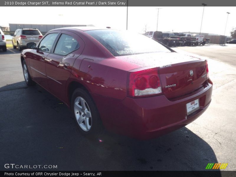 Inferno Red Crystal Pearl / Dark Slate Gray 2010 Dodge Charger SXT
