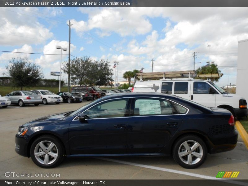  2012 Passat 2.5L SE Night Blue Metallic