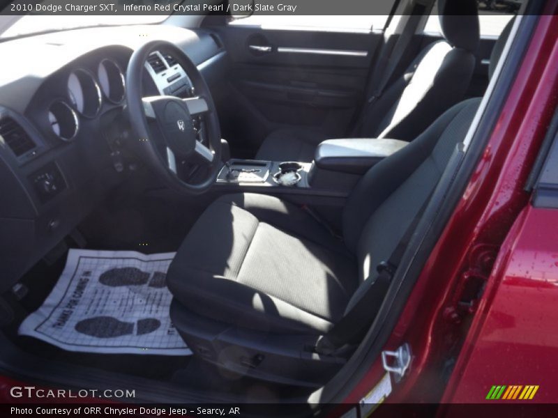 Inferno Red Crystal Pearl / Dark Slate Gray 2010 Dodge Charger SXT