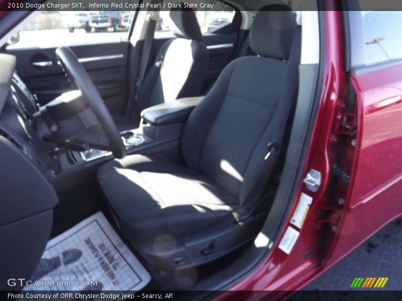 Inferno Red Crystal Pearl / Dark Slate Gray 2010 Dodge Charger SXT