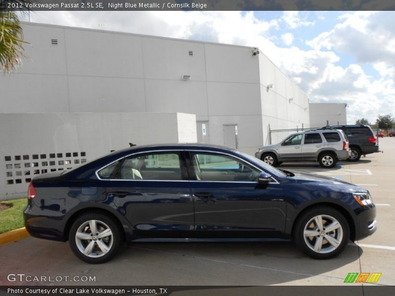 Night Blue Metallic / Cornsilk Beige 2012 Volkswagen Passat 2.5L SE