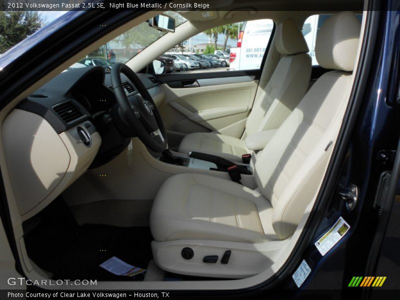 Night Blue Metallic / Cornsilk Beige 2012 Volkswagen Passat 2.5L SE