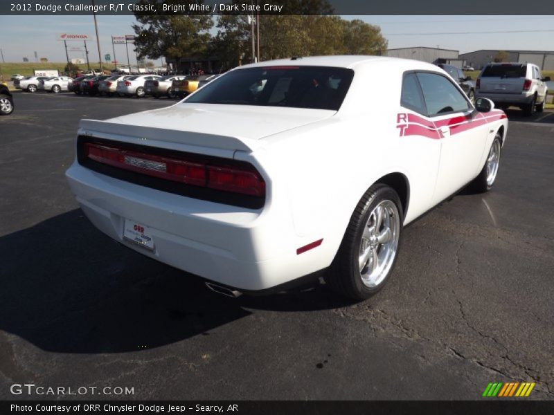 Bright White / Dark Slate Gray 2012 Dodge Challenger R/T Classic