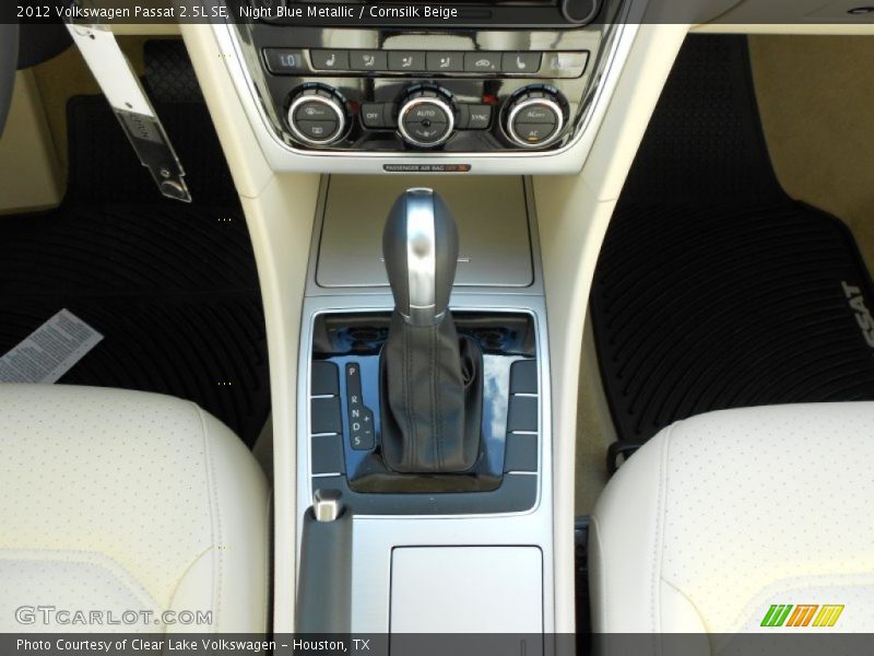  2012 Passat 2.5L SE 6 Speed Tiptronic Automatic Shifter