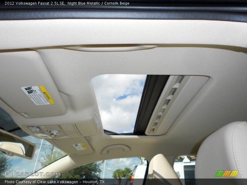 Night Blue Metallic / Cornsilk Beige 2012 Volkswagen Passat 2.5L SE