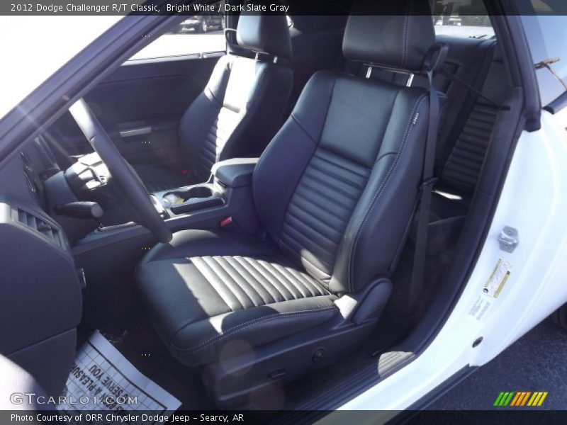 Bright White / Dark Slate Gray 2012 Dodge Challenger R/T Classic