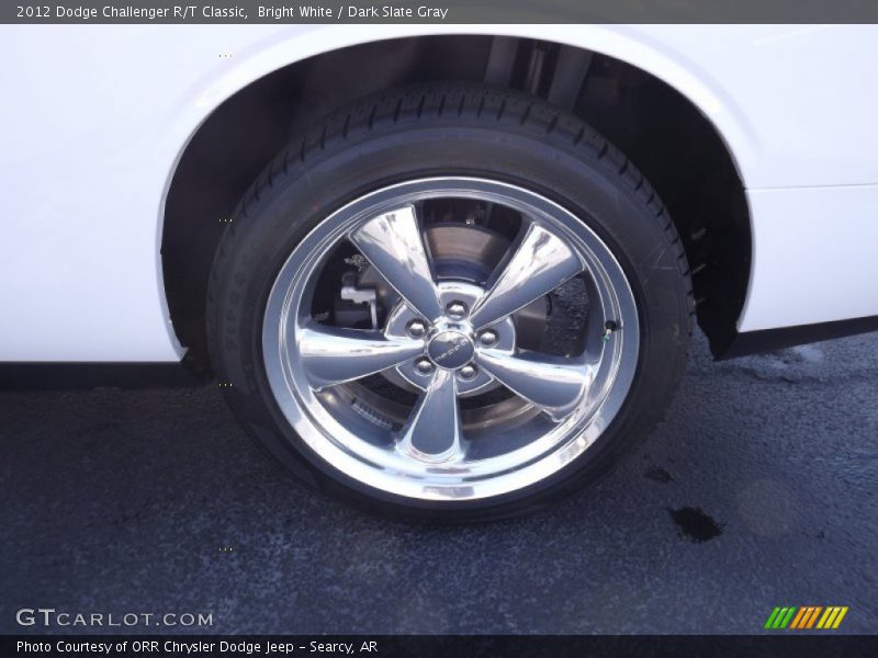 Bright White / Dark Slate Gray 2012 Dodge Challenger R/T Classic