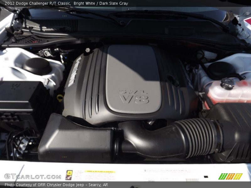 Bright White / Dark Slate Gray 2012 Dodge Challenger R/T Classic