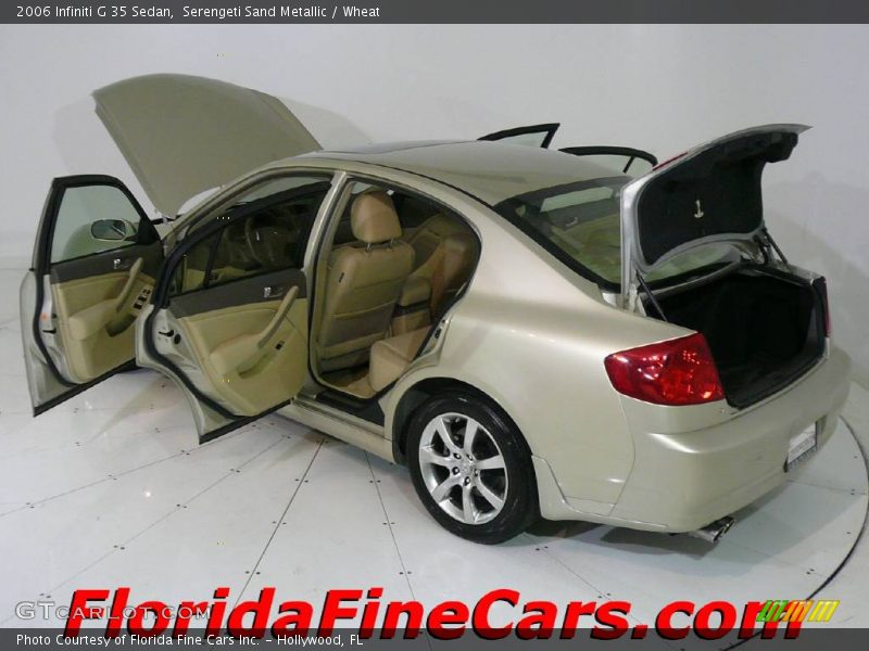 Serengeti Sand Metallic / Wheat 2006 Infiniti G 35 Sedan