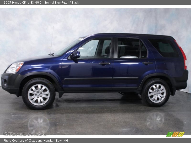 Eternal Blue Pearl / Black 2005 Honda CR-V EX 4WD