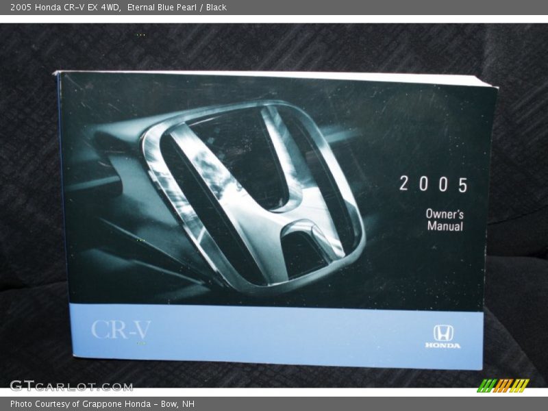 Eternal Blue Pearl / Black 2005 Honda CR-V EX 4WD
