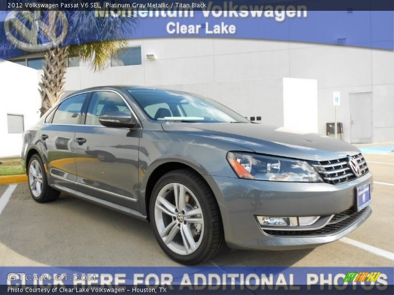 Platinum Gray Metallic / Titan Black 2012 Volkswagen Passat V6 SEL