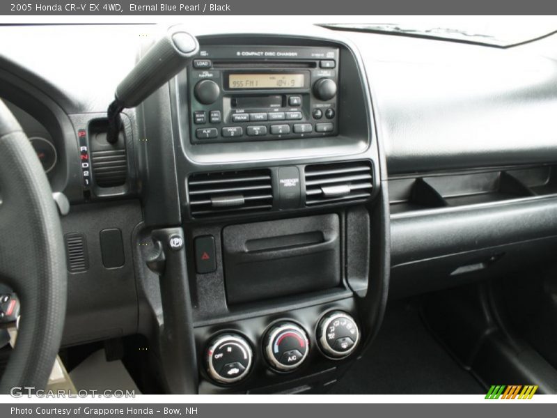 Eternal Blue Pearl / Black 2005 Honda CR-V EX 4WD
