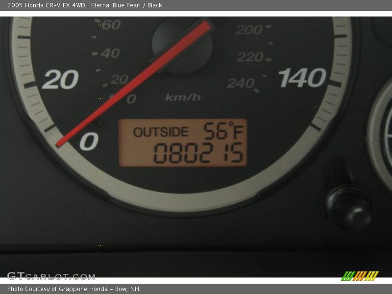 Eternal Blue Pearl / Black 2005 Honda CR-V EX 4WD