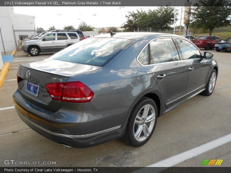 Platinum Gray Metallic / Titan Black 2012 Volkswagen Passat V6 SEL