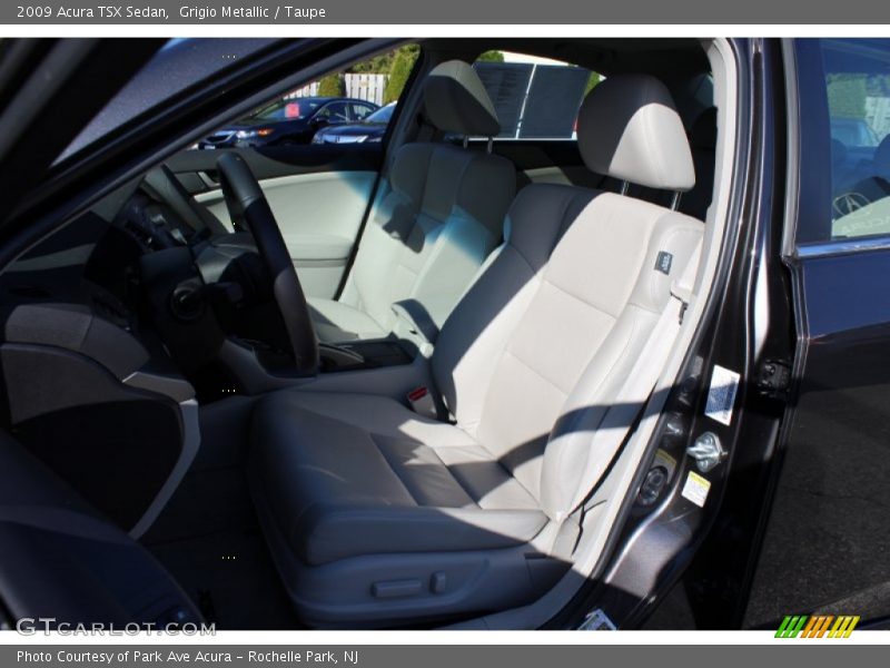 Grigio Metallic / Taupe 2009 Acura TSX Sedan
