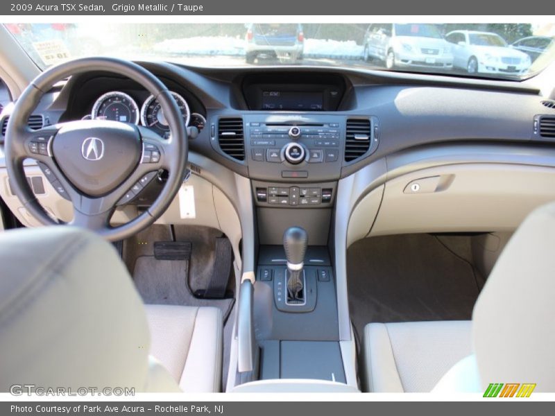 Grigio Metallic / Taupe 2009 Acura TSX Sedan