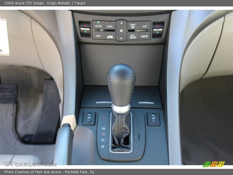 Grigio Metallic / Taupe 2009 Acura TSX Sedan
