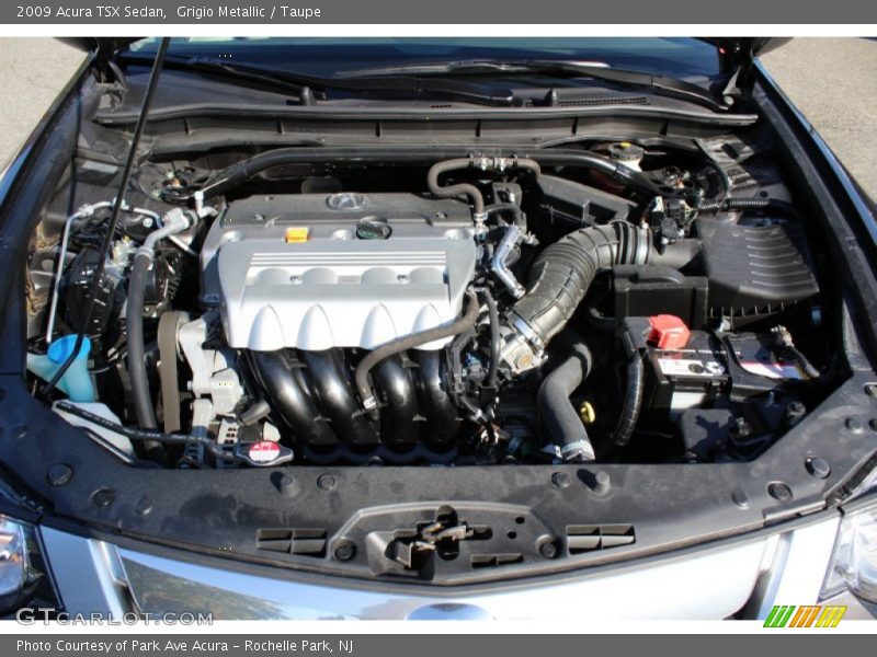 Grigio Metallic / Taupe 2009 Acura TSX Sedan