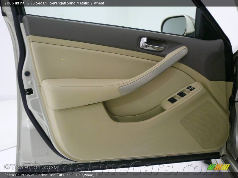 Serengeti Sand Metallic / Wheat 2006 Infiniti G 35 Sedan