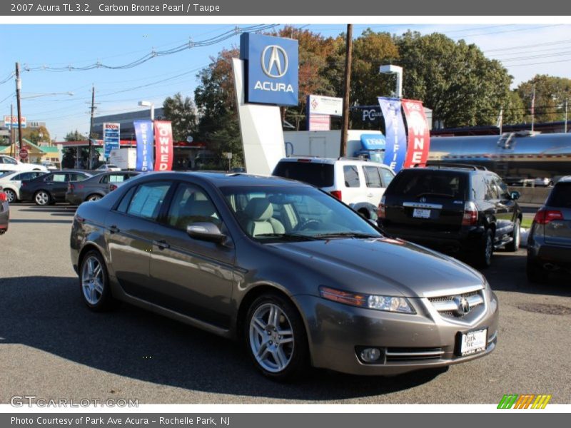 Carbon Bronze Pearl / Taupe 2007 Acura TL 3.2