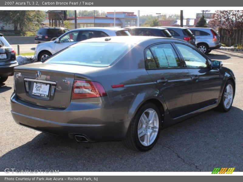 Carbon Bronze Pearl / Taupe 2007 Acura TL 3.2