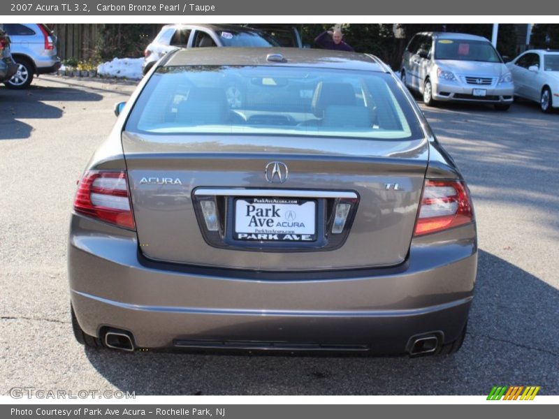 Carbon Bronze Pearl / Taupe 2007 Acura TL 3.2
