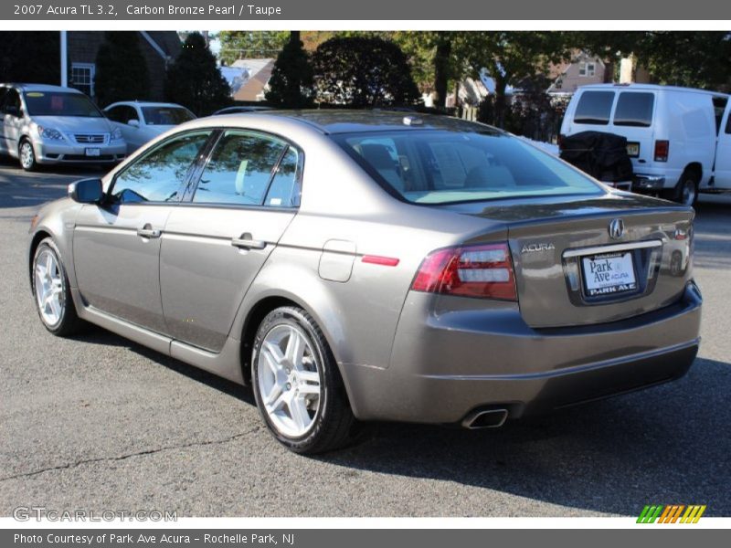 Carbon Bronze Pearl / Taupe 2007 Acura TL 3.2