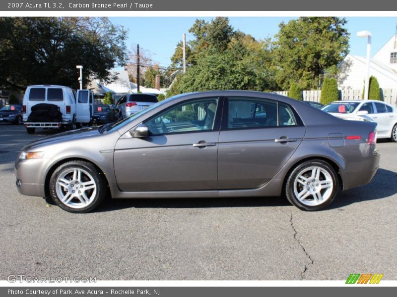Carbon Bronze Pearl / Taupe 2007 Acura TL 3.2