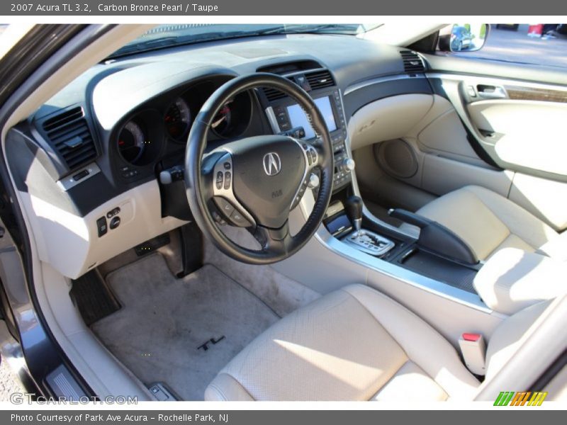 Carbon Bronze Pearl / Taupe 2007 Acura TL 3.2