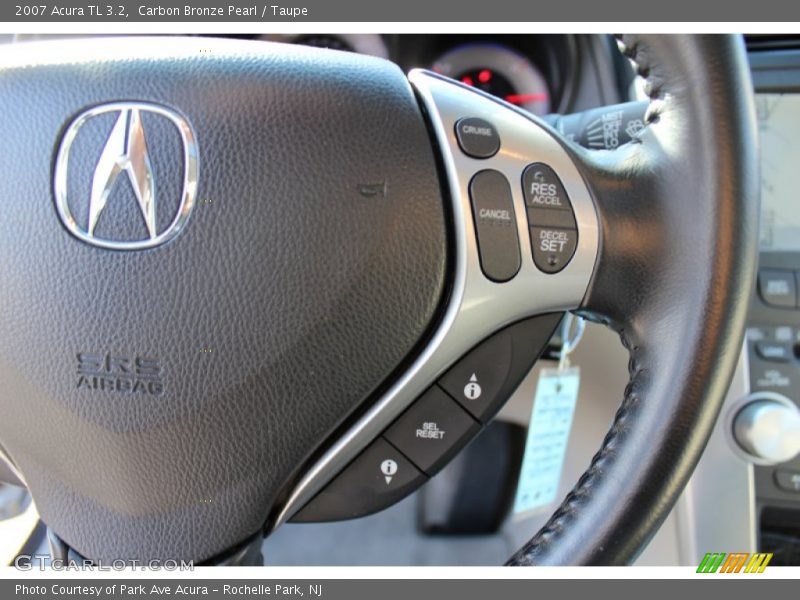 Carbon Bronze Pearl / Taupe 2007 Acura TL 3.2