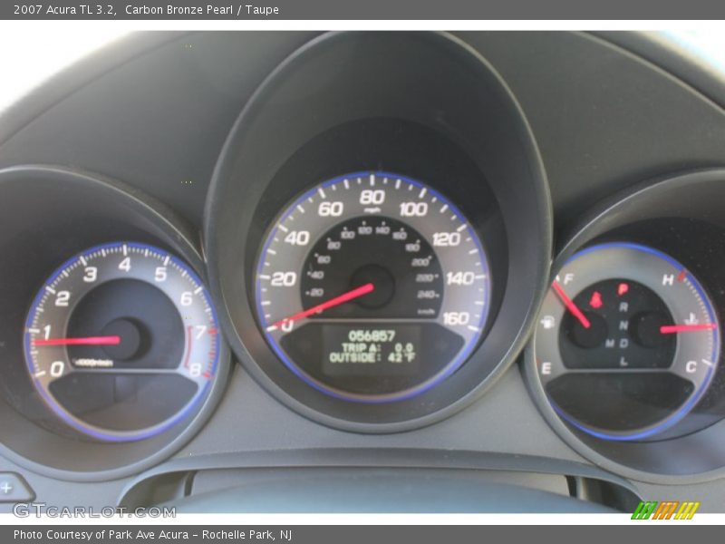 Carbon Bronze Pearl / Taupe 2007 Acura TL 3.2