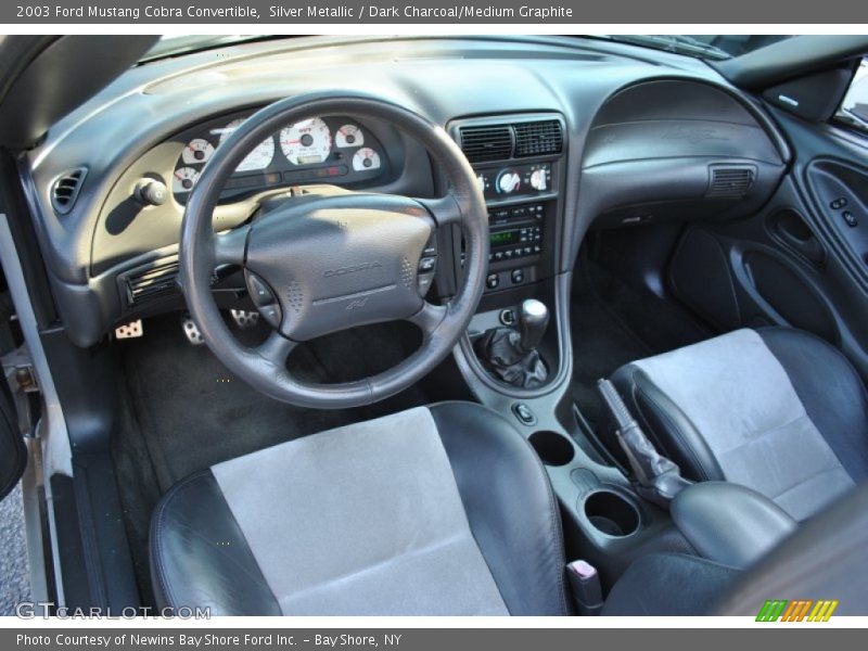 Dark Charcoal/Medium Graphite Interior - 2003 Mustang Cobra Convertible 