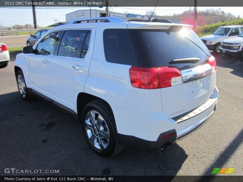 Olympic White / Jet Black 2011 GMC Terrain SLT AWD