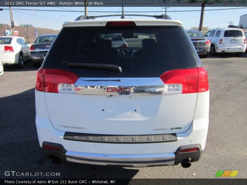 Olympic White / Jet Black 2011 GMC Terrain SLT AWD