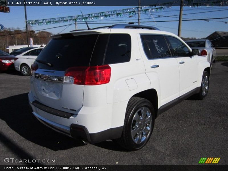 Olympic White / Jet Black 2011 GMC Terrain SLT AWD