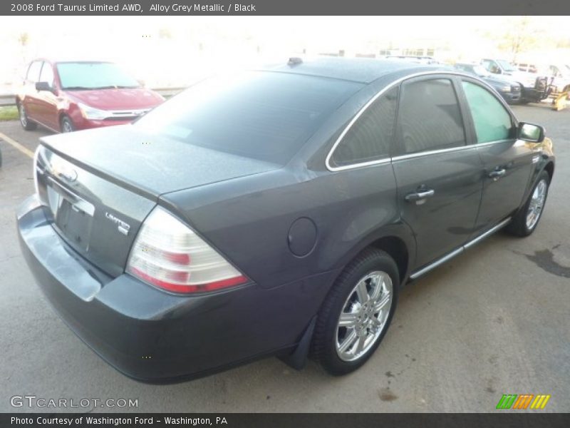 Alloy Grey Metallic / Black 2008 Ford Taurus Limited AWD