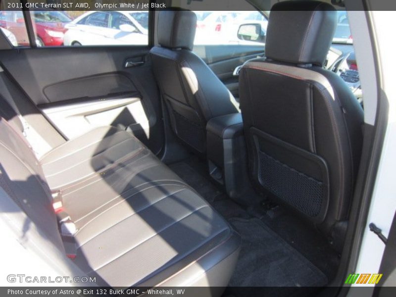 Olympic White / Jet Black 2011 GMC Terrain SLT AWD