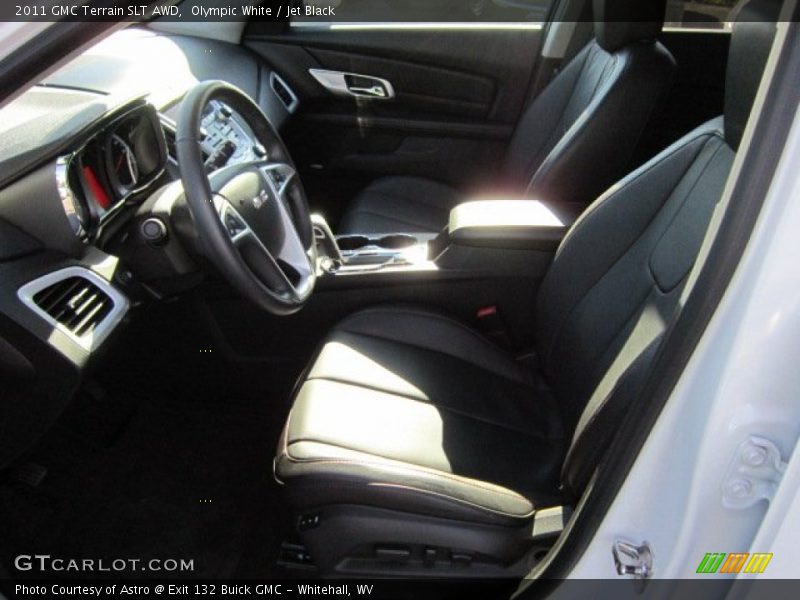 Olympic White / Jet Black 2011 GMC Terrain SLT AWD