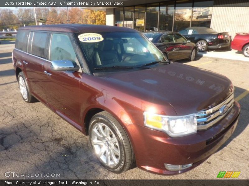 Cinnamon Metallic / Charcoal Black 2009 Ford Flex Limited AWD