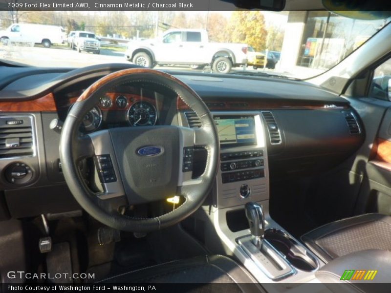 Cinnamon Metallic / Charcoal Black 2009 Ford Flex Limited AWD