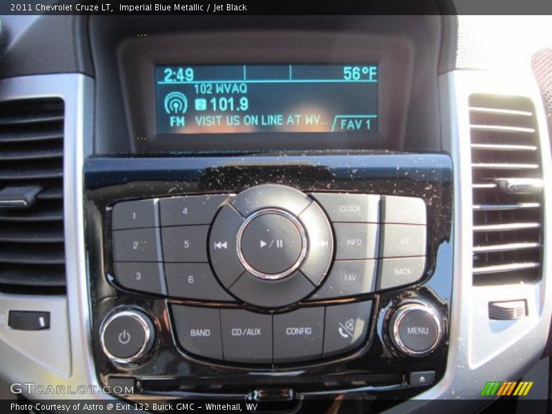 Imperial Blue Metallic / Jet Black 2011 Chevrolet Cruze LT