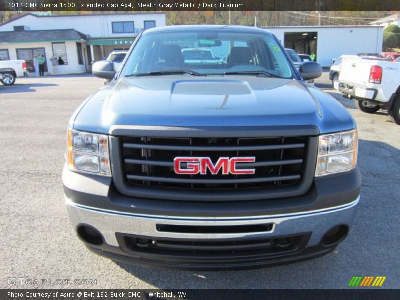 Stealth Gray Metallic / Dark Titanium 2012 GMC Sierra 1500 Extended Cab 4x4