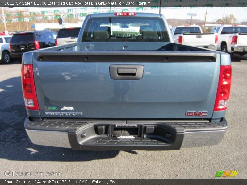 Stealth Gray Metallic / Dark Titanium 2012 GMC Sierra 1500 Extended Cab 4x4