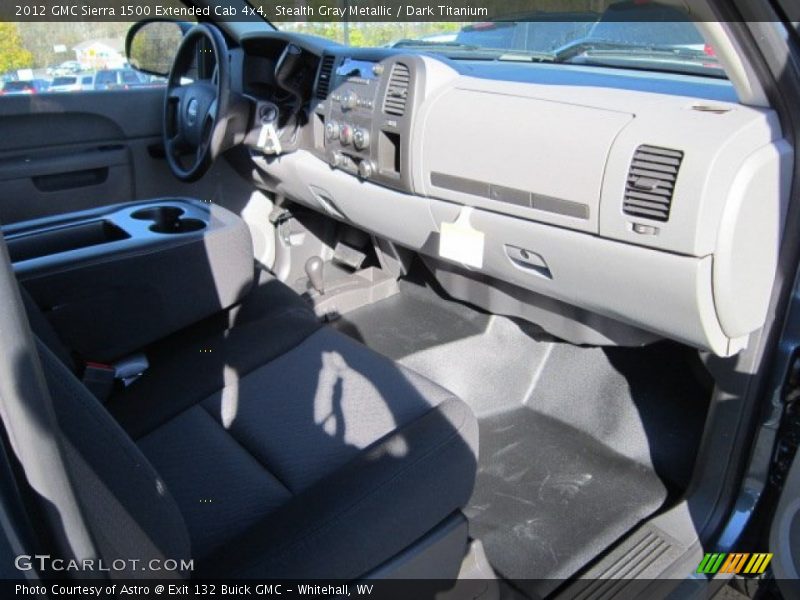 Stealth Gray Metallic / Dark Titanium 2012 GMC Sierra 1500 Extended Cab 4x4
