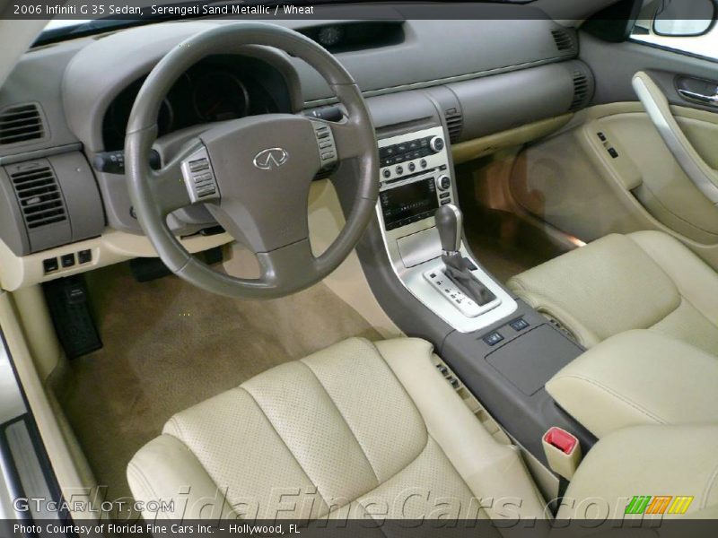 Serengeti Sand Metallic / Wheat 2006 Infiniti G 35 Sedan